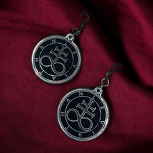 Load image into Gallery viewer, Demon Sigil Earring Set